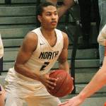 North Kitsaps Kobe McMillian scored 40 points in a huge first round victory over Lindbergh. (Mark Krulish/Kitsap News Group)