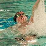 Kingstons Tim Gallagher has the top seed time in the 100-yard backstroke and the 200-yard freestyle. (Mark Krulish/Kitsap News Group)