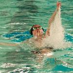 Kingstons Tim Gallagher has the top seed time in the 100-yard backstroke and the 200-yard freestyle. (Mark Krulish/Kitsap News Group)