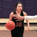 Leetsah Deam had a game-high 20 points for Kingston in the playoff victory over Fife. (Mark Krulish/Kitsap News Group)