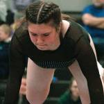 Grace Billings of North Kitsap finished in the top 46 for the all-around after qualifying for all four events at the state gymnastics meet. (Mark Krulish/Kitsap News Group)