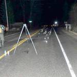 Jeep rear-ends motorcyclist, leaving her with critical injuries