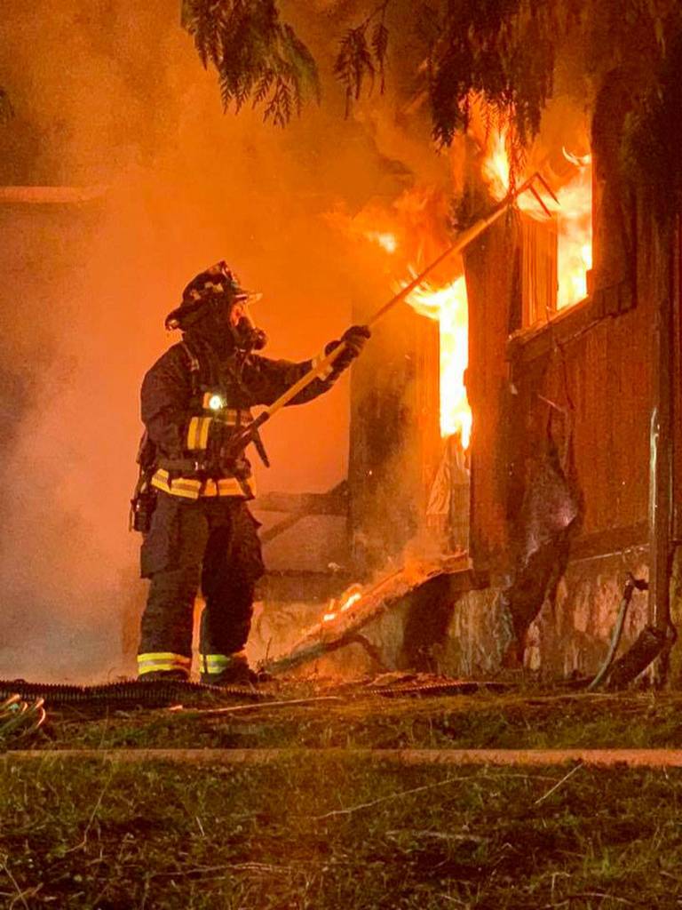 Sedgwick residence destroyed by fire