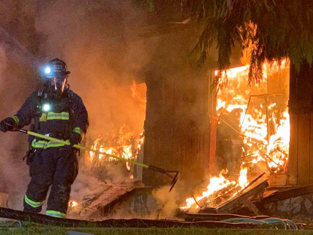 Sedgwick residence destroyed by fire