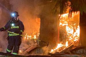 Sedgwick residence destroyed by fire
