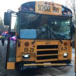 Two NKSD buses collide