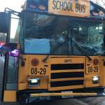 Two NKSD buses collide