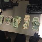 Cash seized by Bremerton police during a drug arrest on March 5. (Bremerton Police Department)