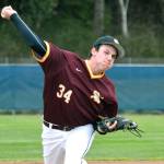 Nathaniel Beers is one of two starting Wolves pitchers returning from last years state team. (Mark Krulish/Kitsap News Group)