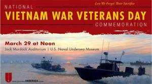 National Vietnam War Veterans Day commemoration is Friday.