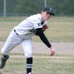 Logan Prater struck out seven in 4.1 innings of work against Kingston. (Mark Krulish/Kitsap News Group)