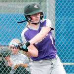 <em>Sophomore Samantha Burgh went 4 for 4 with a pair of doubles and a three-run homer against Olympic. </em>Mark Krulish/Kitsap News Group