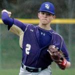 Isaac Richardson threw a complete game against Olympic, giving up just four hits and one run. (Mark Krulish/Kitsap News Group)
