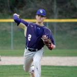 Isaac Richardson threw a complete game against Olympic, giving up just four hits and one run. (Mark Krulish/Kitsap News Group)