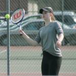 <em>Kate Ryan returns fire against Klahowya. </em>Mark Krulish/Kitsap News Group