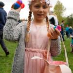 Alison Otto, 8, filled her basket at the Fathoms O Fun Easter Egg Hunt April 20 at South Kitsap Regional Park. (Bob Smith | Kitsap Daily News)