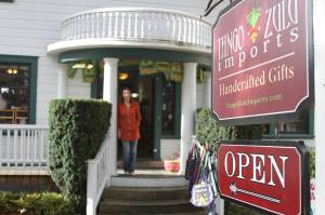 May 11-12, Tango Zulu will celebrate World Fair Trade Day, Mothers Day, and its anniversary with a spectacular sidewalk sale on African baskets, fair trade clothing, and more. Photo courtesy Pete Orbea.