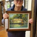 Rene Foster took third place for his oil acrylic creation. (Luella Hauenstein photo)