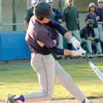 Chris Schuchart drove in the tying and winning runs for North Kitsap in its district game against Eatonville. (Mark Krulish/Kitsap News Group)