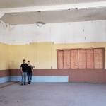 Wenholz and Jensen stand in the large hall above Longship Marines new location, the pair are thinking of refurbishing the space to serve as an event space. Nick Twietmeyer/ Kitsap News Group.