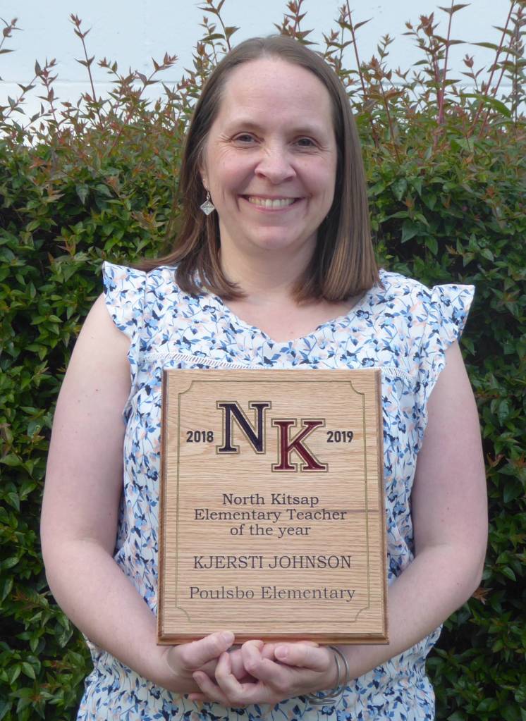 Kjersti Johnson of Poulsbo Elementary was recently recognized as North Kitsaps Elementary Teacher of the Year. Photo courtesy of North Kitsap Teacher of the Year.