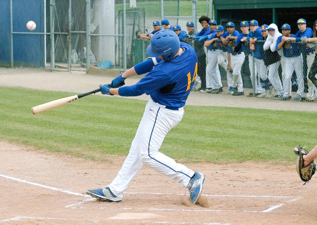 Bremertons Andy McMartin was an all-around threat in 2019. He hit .381 and struck out 63 batters in 43 innings. (Mark Krulish/Kitsap News Group)