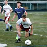 Kingston senior David Andersen was a two-way threat for the Bucs and was selected to the Olympic League first team. (Mark Krulish/Kitsap News Group)