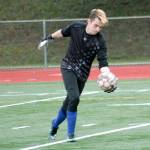 Cadyn Kinsfather anchored the Olympic boys soccer team this season and was named the leagues top keeper. (Mark Krulish/Kitsap News Group)