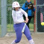 North Kitsap catcher Lamara Villiard was a first-team all-Olympic League pick. (Mark Krulish/Kitsap News Group)