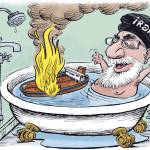 Bath time with a tanker