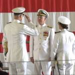 New shipyard commander makes history as first woman to hold the job in the country