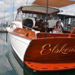 Chris Craft wooden boats gather at Port Orchard Marina