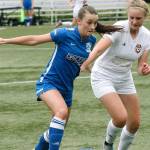 Izzy Severns, showing her playing for the Oly-Pen Force, recently wrapped up her college career at Central Washington University and is getting ready to work on her masters degree at Gonzaga. (Mark Krulish/Kitsap News Group)