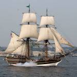 The historic vessel Lady Washington returns to Sinclair Inlet off Port Orchard Aug. 15-18 and will offer tours and sailings for ticketed guests. (Bob Smith | Kitsap Daily News 2018)