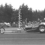 Larry Van Boeyen prepares to race in his dragster at Seattle International Raceway, shown here in 1973. (Courtesy photo)