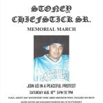‘Justice for Stoney Chiefstick Sr.’ march set for Saturday, Aug. 10