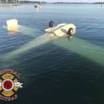 Pilot safe after float plane flips in Dyes Inlet
