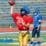 <em>Bremerton junior Kelo Logova returns for his second year as the Knights quarterback. </em>Mark Krulish/Kitsap News Group