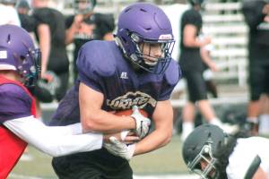 North Kitsap senior Boaz Adams should be one of the featured runners in the Vikings offensive attack this season. (Mark Krulish/Kitsap News Group)