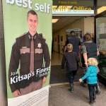 Visitors enter the Kitsap County Sheriffs Office headquarters in Port Orchard for a tour of its facilities and the Kitsap County Jail. (Bob Smith | Kitsap Daily News)