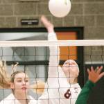 Riley Knapp led Central Kitsap with 12 kills in a home-opener win over Timberline. (Mark Krulish/Kitsap News Group)