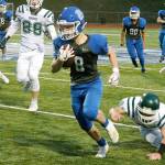 Trent Feistner had a big night for Olympic, rushing for 320 yards and two touchdowns in a win over Port Angeles. (Mark Krulish/Kitsap News Group)