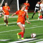 Senior captain Marielle Arnold scored one of Central Kitsaps four goals against Shelton. (Mark Krulish/Kitsap News Group)