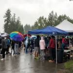 Nearly 180 people ran in the pouring rain in support of the 5K Run for cystic fibrosis, organized by South Kitsap High students Piper Willson and Joseph Laws. (Courtesy photo)