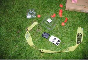 During a Struggle with Chiefstick, Officer Craig Keller lost his body camera which was later recovered at the scene, footage from the camera has yet to be released. (photo courtesy of KCIRT)