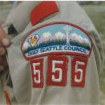 Troop 555 insignia circa 1993 (photo courtesy of Troop 555)
