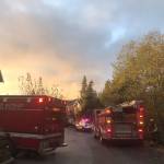 First responders on scene to Kingston house fire. (photo courtesy of NKF&R)