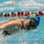Bremertons Dani Bodlorick got on the podium in her final state, placing fifth in the 100-yard breaststroke. (Mark Krulish/Kitsap News Group)