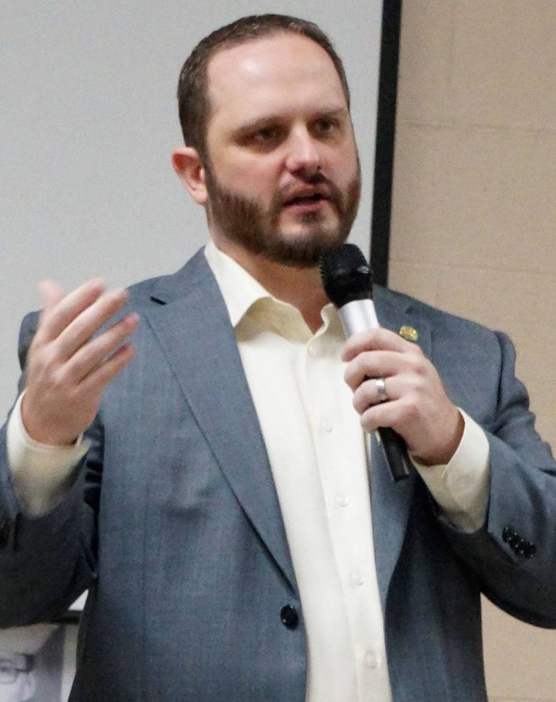 State Rep. Jesse Young of the 26th Legislative District says his goal for the upcoming state legislative session will be to increase transparency by eliminating ghost bills. (Bob Smith | Kitsap Daily News)