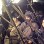 Vikings await the Lucia Brides lighting of the Julefest bonfire at Muriel Iverson Williams Waterfront Park. File photo